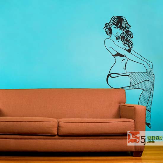 魂牵梦绕的八款美女艺术墙贴